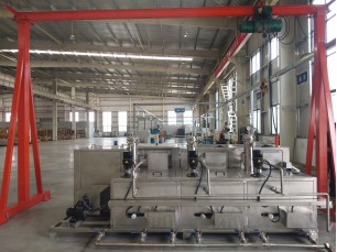 行車轉運超聲清洗烘干防銹設備